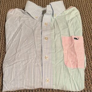 Vineyard Vines Multicolor Striped Button Down Shirt